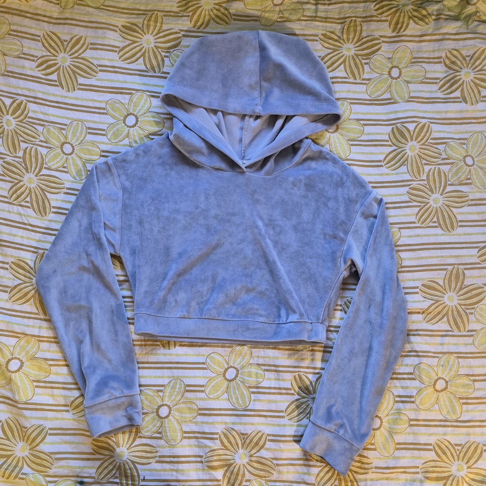 Women's Blue Hooded Sweatshirt